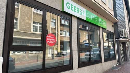 Außenaufnahme vom GEERS Fachgeschäft