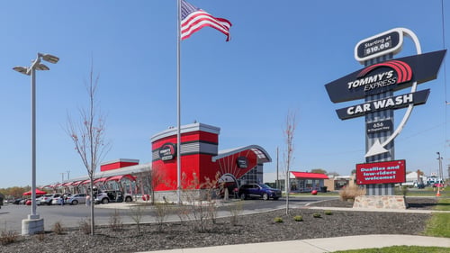 Tommy's Express Car Wash in Dover, Delaware