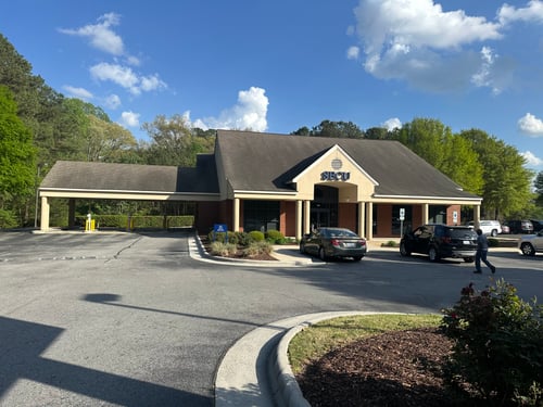 Outside view of the State Employees' Credit Union Snow Hill branch