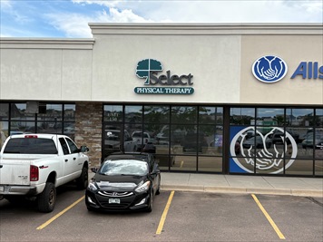 Outside front of building