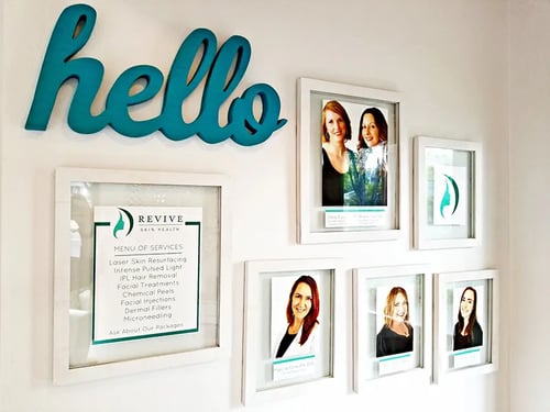 Cascade Dermatology and Aesthetics wall decor