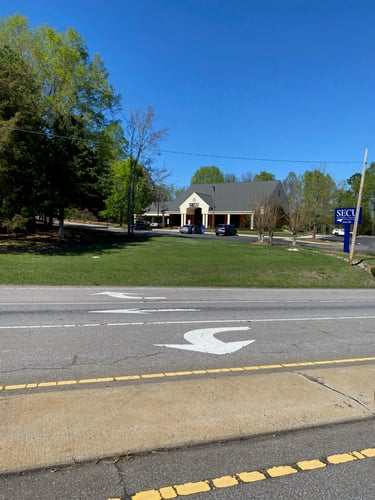 Outside view of the State Employees' Credit Union Yanceyville branch