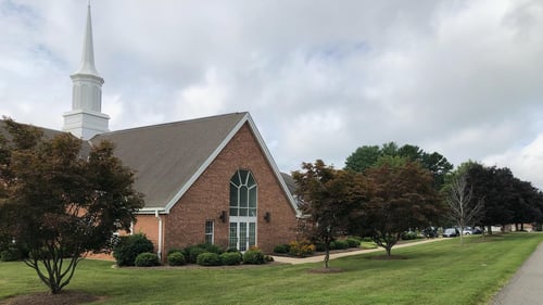 This is where services are held for The Church of Jesus Christ of Latter-day Saints in the Dobson, NC area. Services are held simultlaneously in Spanish, on site.