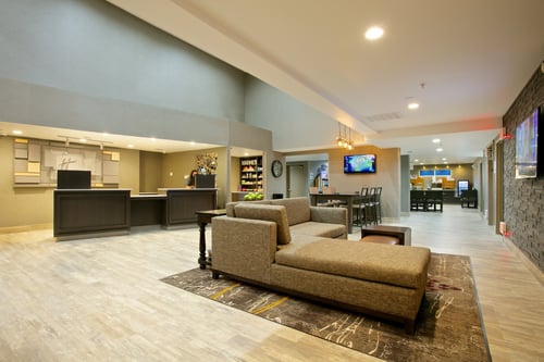 Hotel Lobby Interior View