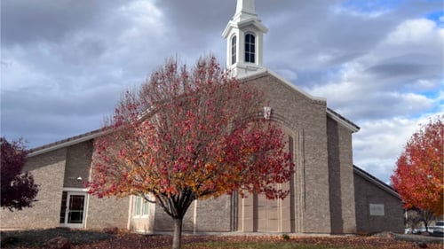 The Church of Jesus Christ of Latter-day Saints building in St. George, Utah, at 1784 West Diamond Valley Drive.