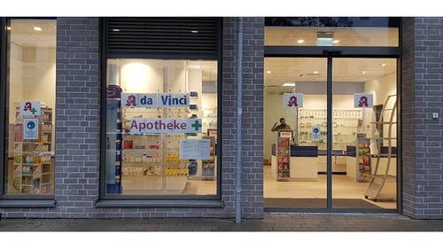 Aussenansicht der da Vinci Apotheke