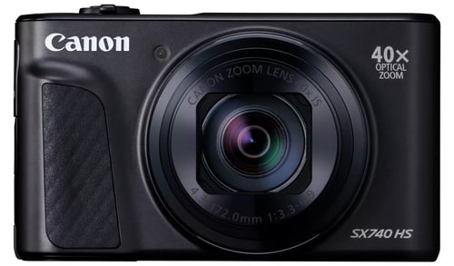 black canon digital camera