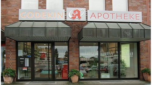 Aussenansicht der Godekin-Apotheke