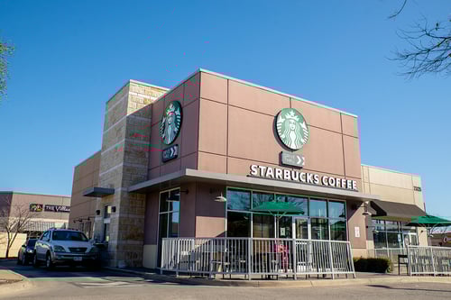 Retail space for lease in Dallas, Texas, Starbucks