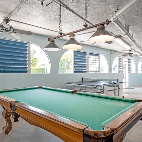 Pool Table at Big Pine Key RV Park