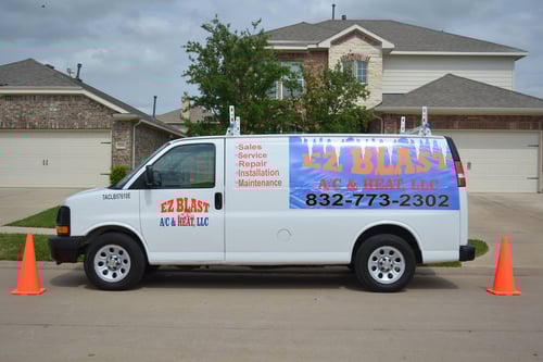 EZ Blast AC & Heat, LLC service van