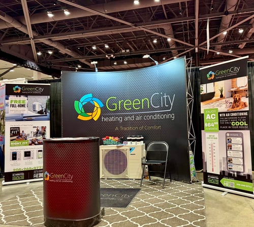 Green City Heating and Air Conditioning booth