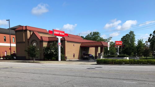 First Bank Jacksonville New Bridge branch exterior.