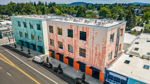 Orange Side Arial Sandy Rose Lofts