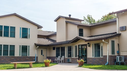 Exterior image of Rochester Regional Health Park Ridge Commons Senior Living
