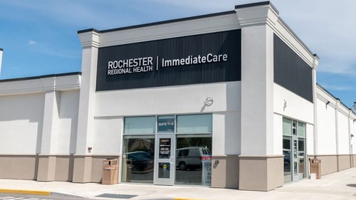 Building image for Rochester Regional Health Urgent Care Chili location.