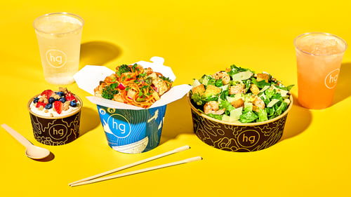 honeygrow cooked-to-order stir-fry, fresh salad, sweet honeybar dessert and refreshing drinks.