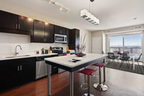 Modern Kitchen at Red 20 Apartments, Minneapolis, MN, 55413