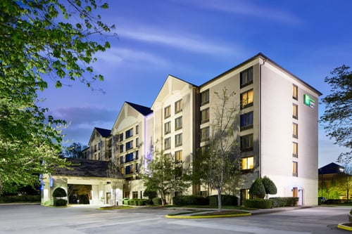 The Holiday Inn Express & Suites Alpharetta/Winward welcomes you.