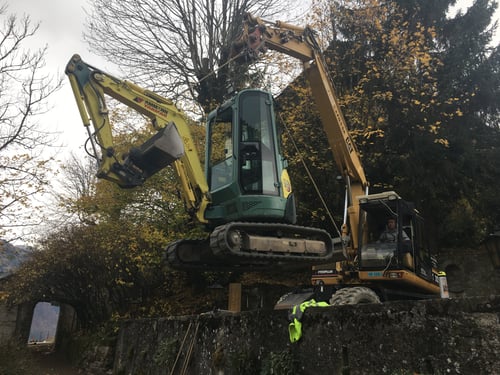 Travaux en endroit restreint