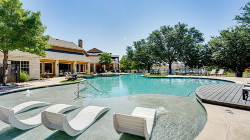 Outdoor Swimming Pool at Limestone Ranch, Texas