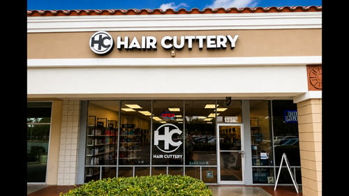 Outside the Hair Cuttery salon in  Port St Lucie