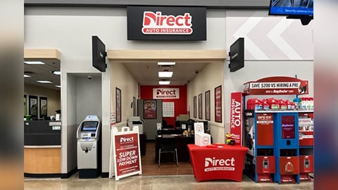 Direct Auto Insurance storefront located at  550 South 123 Bypass, Seguin