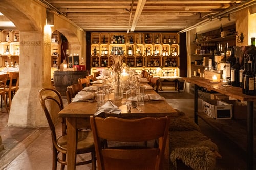 Restaurant grottino1313 in Luzern, Weinkeller für Events ob Privat oder Business.