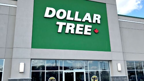 Landscape image of open Dollar Tree Canada Storefront