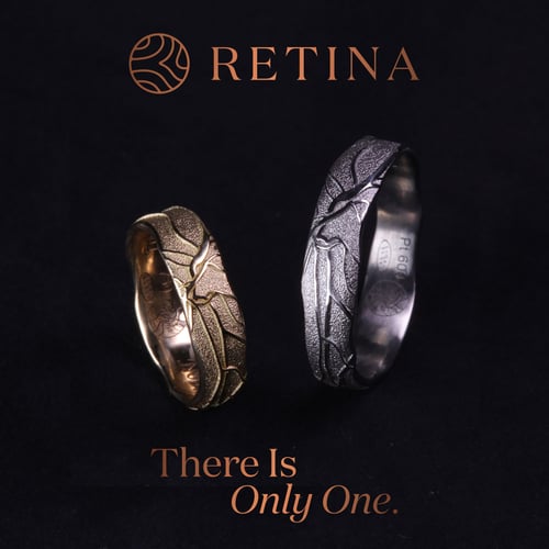 Retina-Ringe Gold und Platin