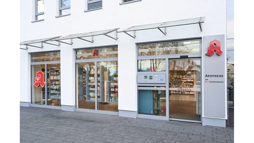 Aussenansicht der Apotheke am Ev. Krankenhaus