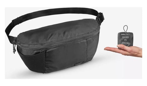 black decathlon bum bag