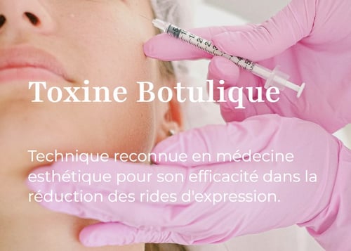 Comblement des rides Injection de toxine botulique