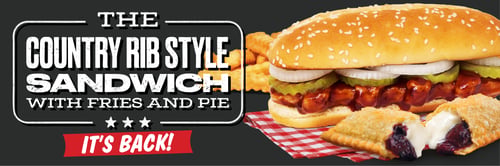 Jack's Rib Style Sandwich