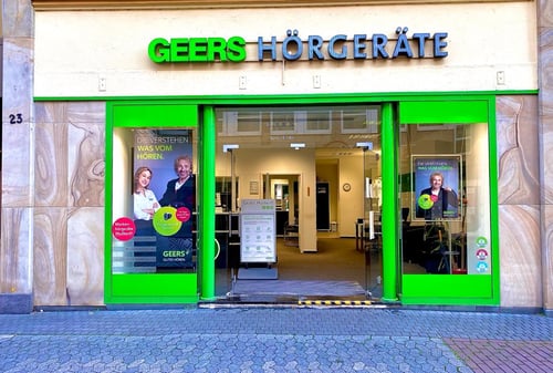 Außenaufnahme vom GEERS Fachgeschäft