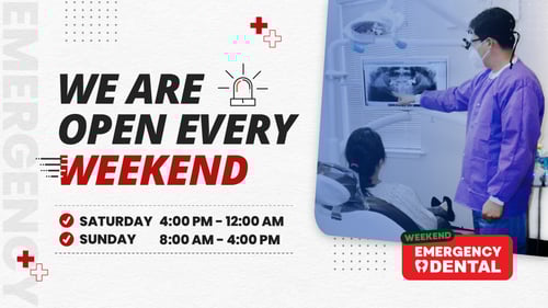 Weekend Emergency Dental in Irving TX 75060 Emergency, Invisalign, Family, Cosmetic, Implants - Dental Implants, Tooth Extraction, Dental Checkup, Cleaning & Examinations, Crowns, Bridges, Implants, Restorations, Veneers, Dentures, Partial Dentures, Emergency Dentist, Invisalign Dentist, Kid Friendly Dentist, Root Canal Therapy