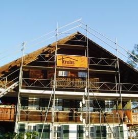 Gerüste, Spenglerei, Fassaden, Bedachungen, Marderschaden, Dächer, Fenster, Blitzschutz