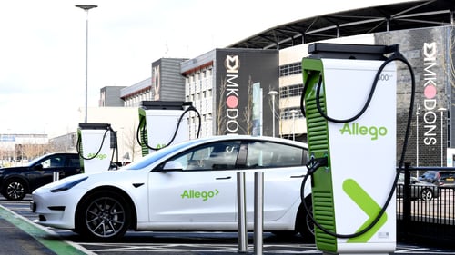 Allego EV charging station Stadium MK