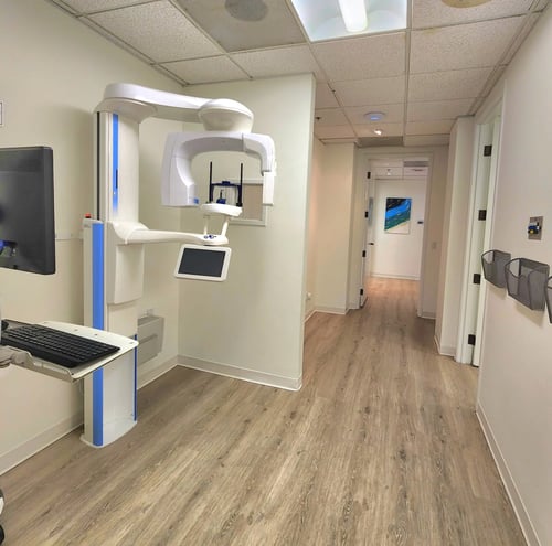 X-ray machine and hall