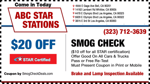 Smog Check Lowest Price