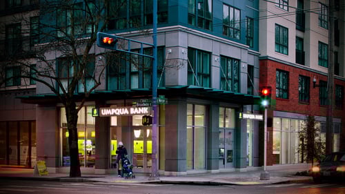 Capitol Hill Umpqua Bank store exterior in Seattle