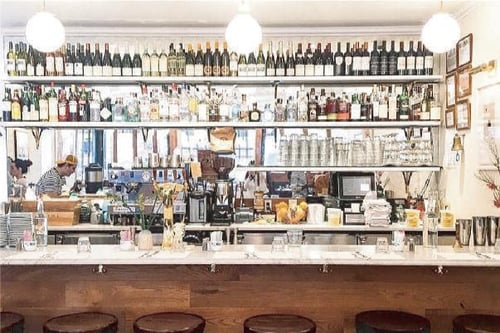 Inside image of the bar