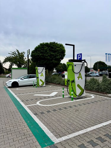 EV Allego charging station Stojadła