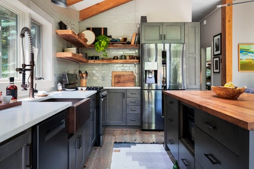 custom full kitchen renovation high end kitchen
