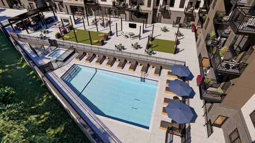 Aerial View at Ardor on the Bluffs in Bloomington, MN