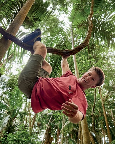 Man hanging from a tree