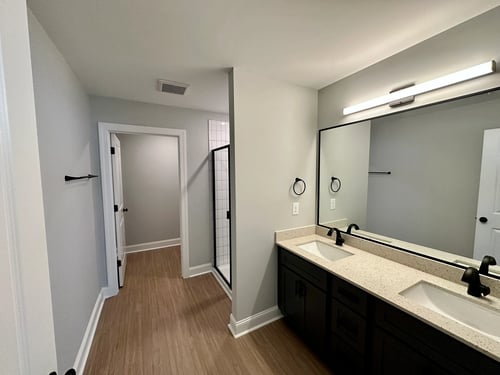 Bathroom at Regency Townes in Greenville, NC