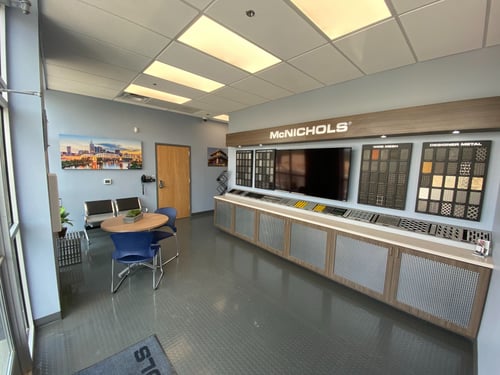 McNICHOLS specialty metals showroom in Nashville, TN