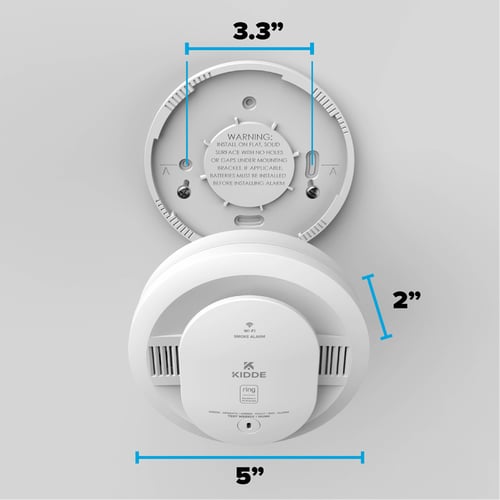 Dimensions - 5in wide, by 2 in deep