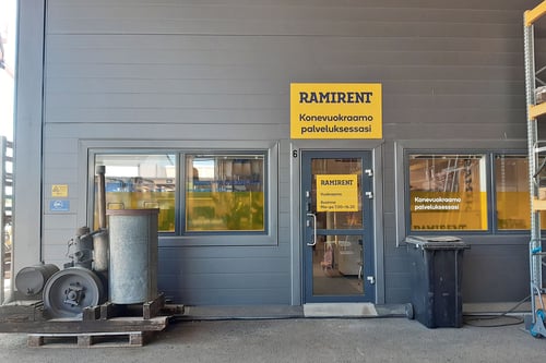 Ramirentin Ylivieskan konevuokraamo.